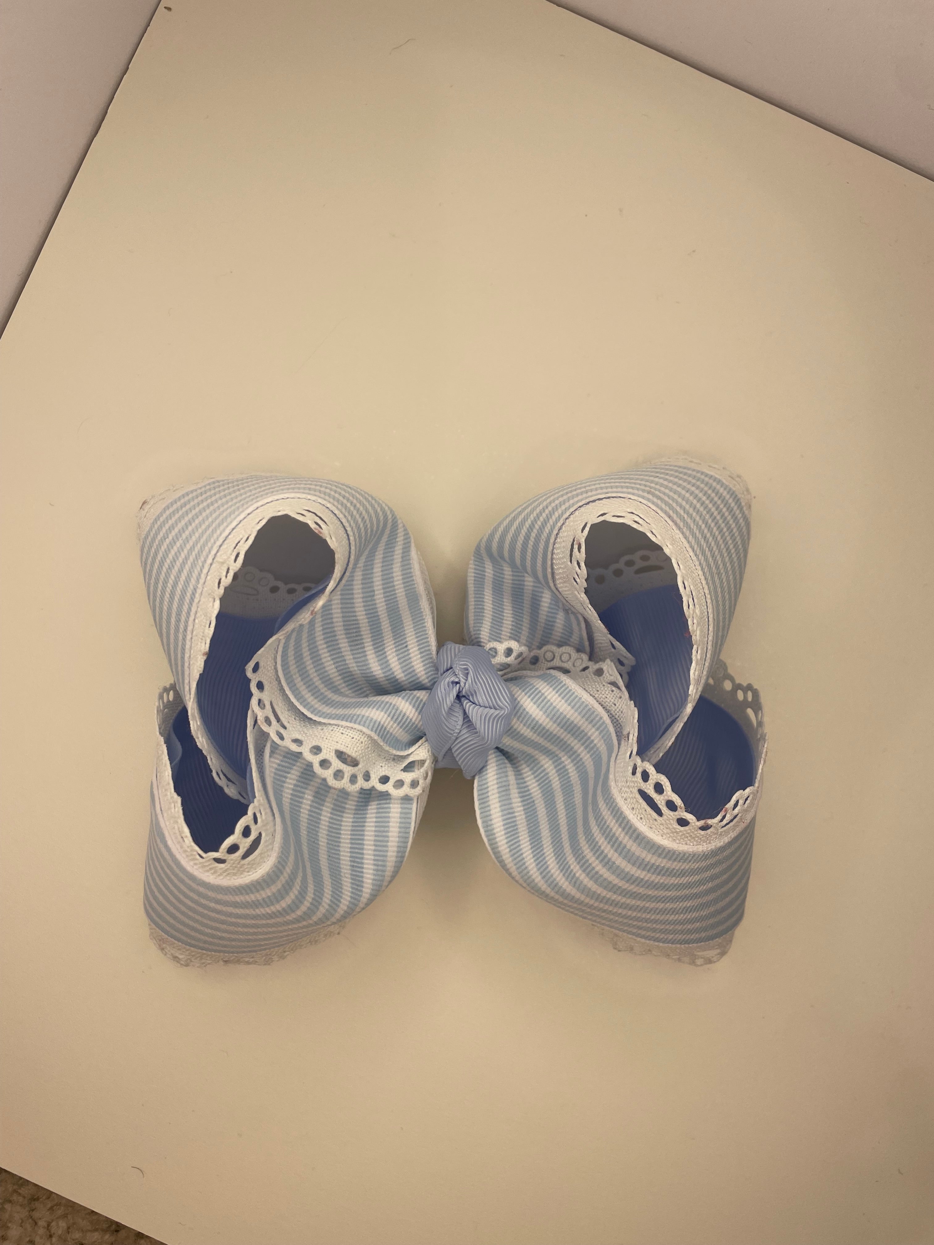 Pinstripe blue & white