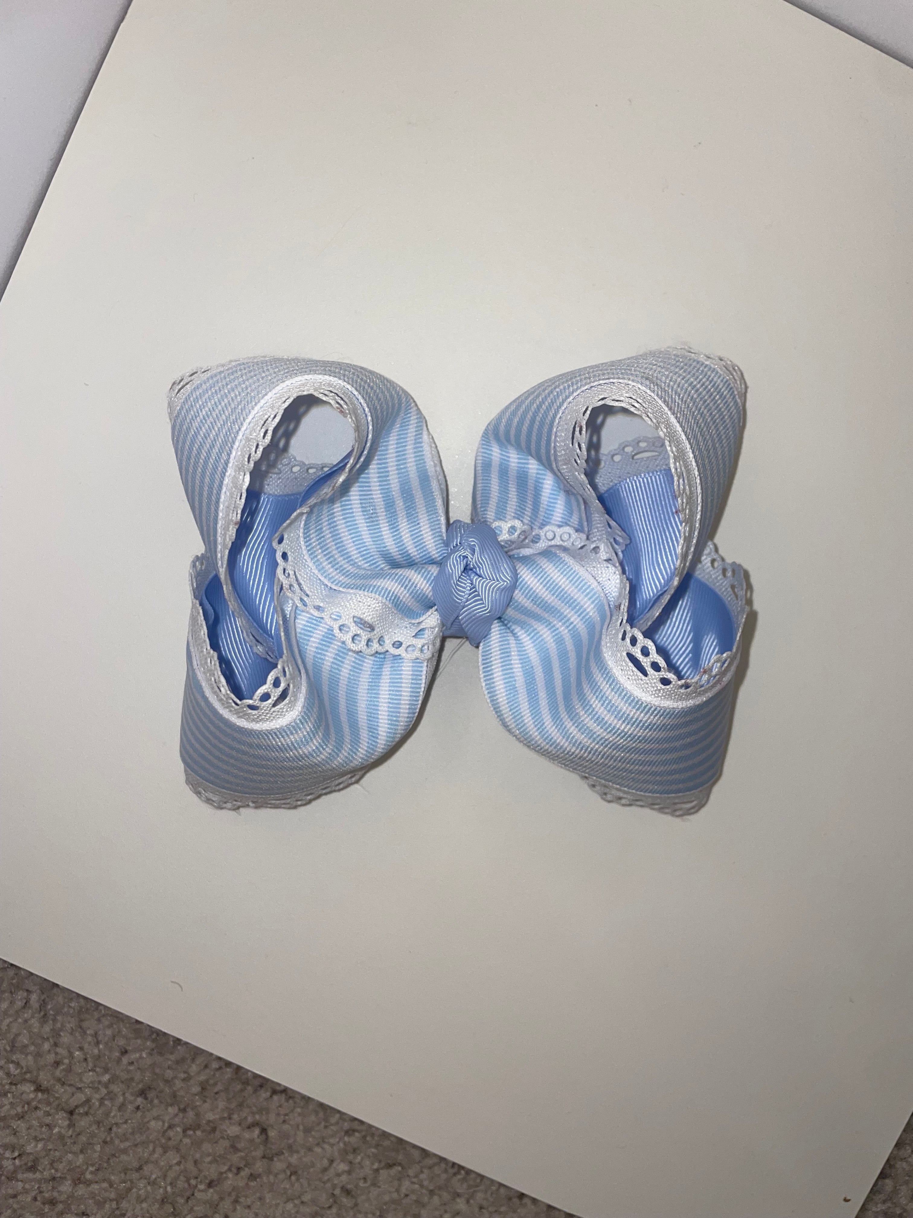 Pinstripe blue & white